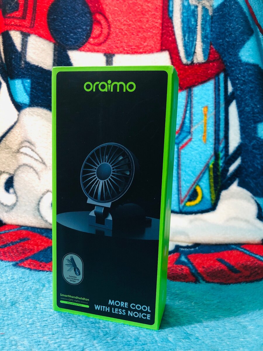 oraimo Smart Handheld Fan Dual Blades Foldable Fan