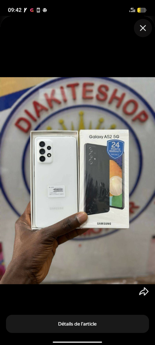 Samsung Galaxy A52 5G Blanc