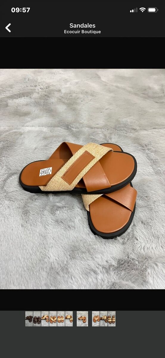 Sandales élégantes en cuir