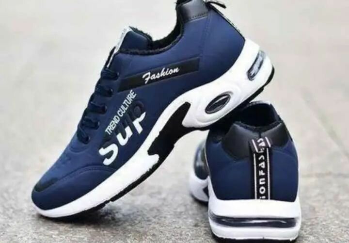 Chaussures de sport bleu marine pour hommes