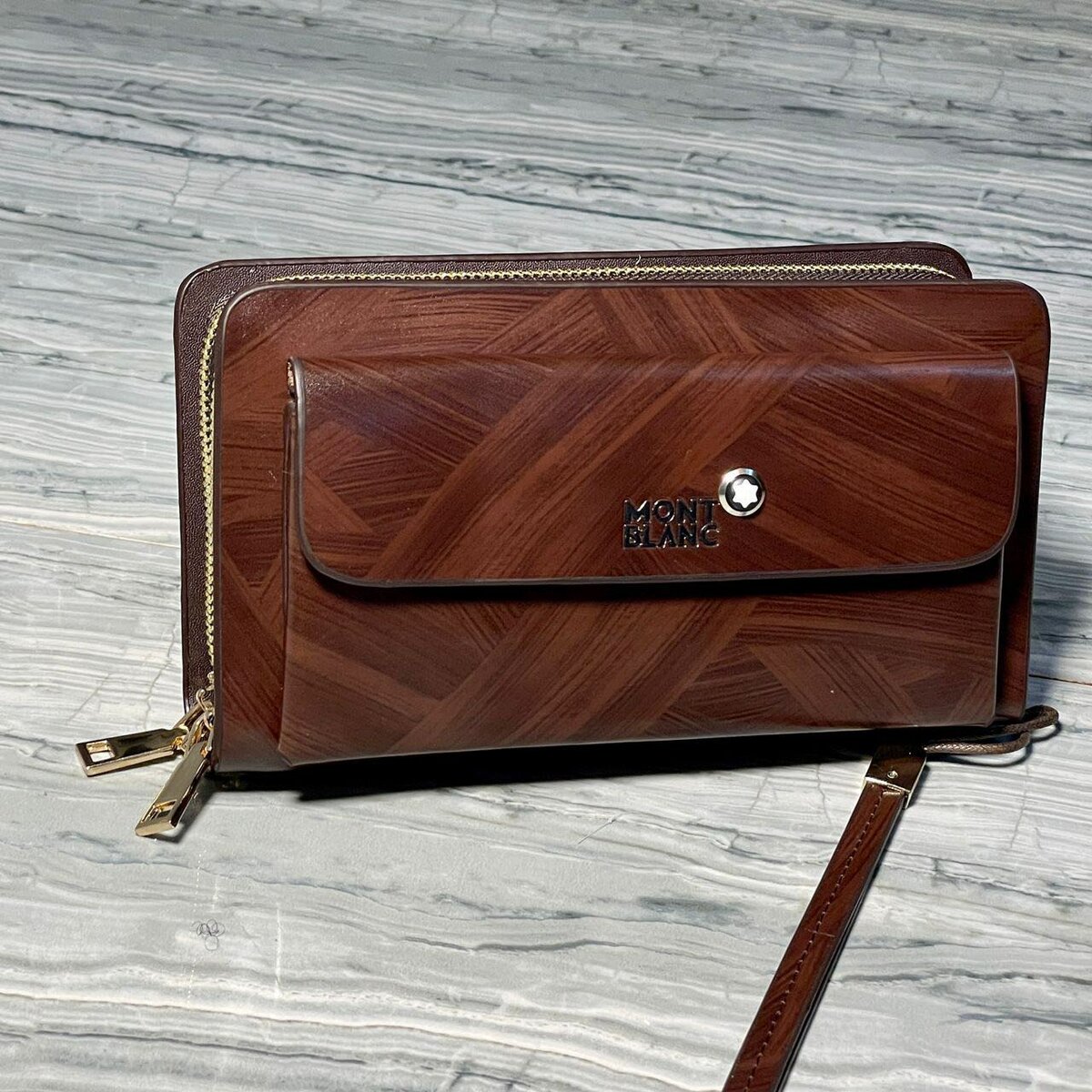 Mont Blanc clutch bag