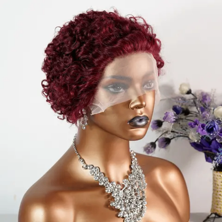 Perruque en Dentelle Bouclée