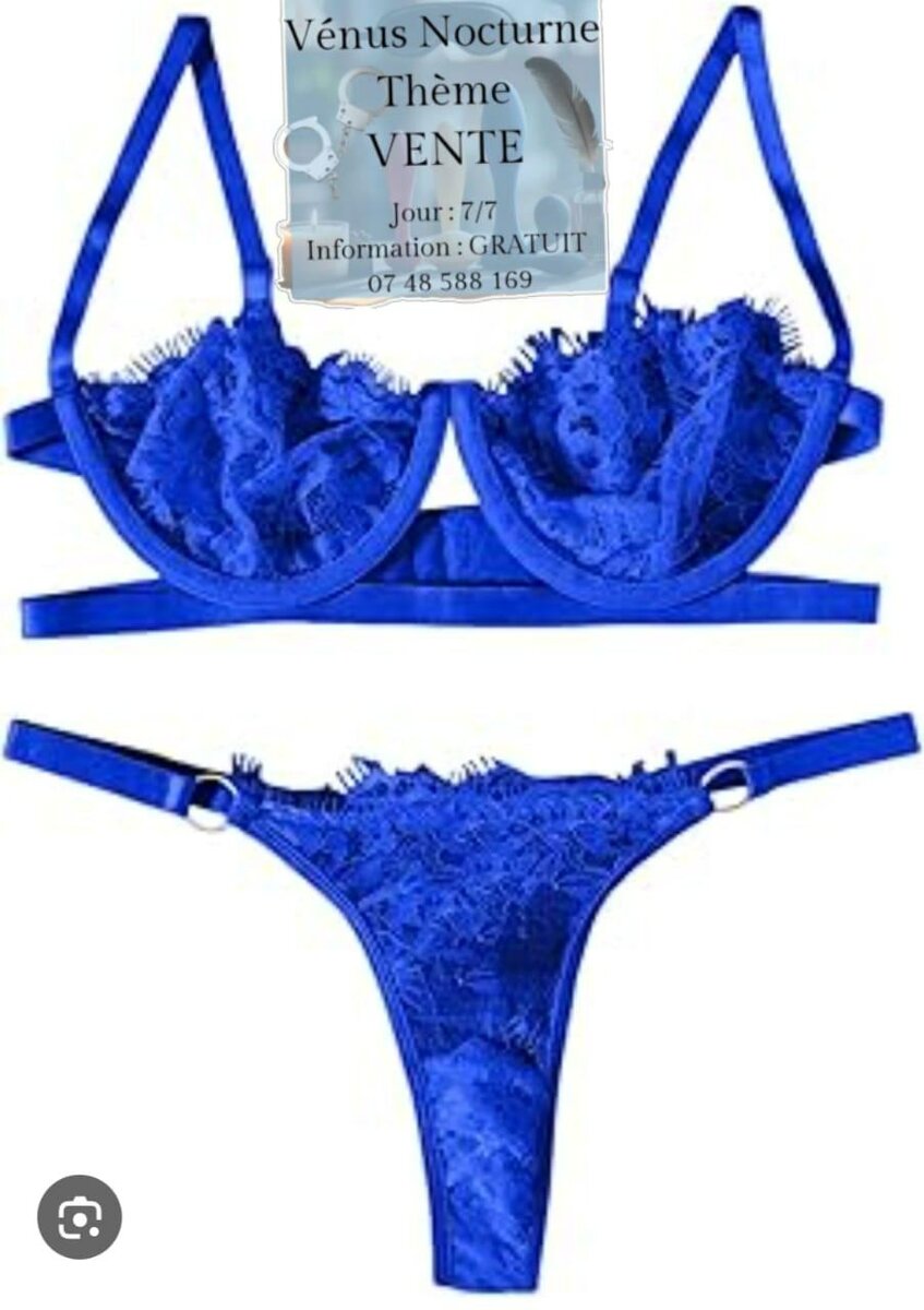 Ensemble lingerie dentelle féminine