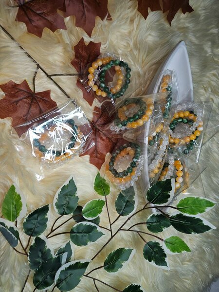 Bracelet en perles colorées