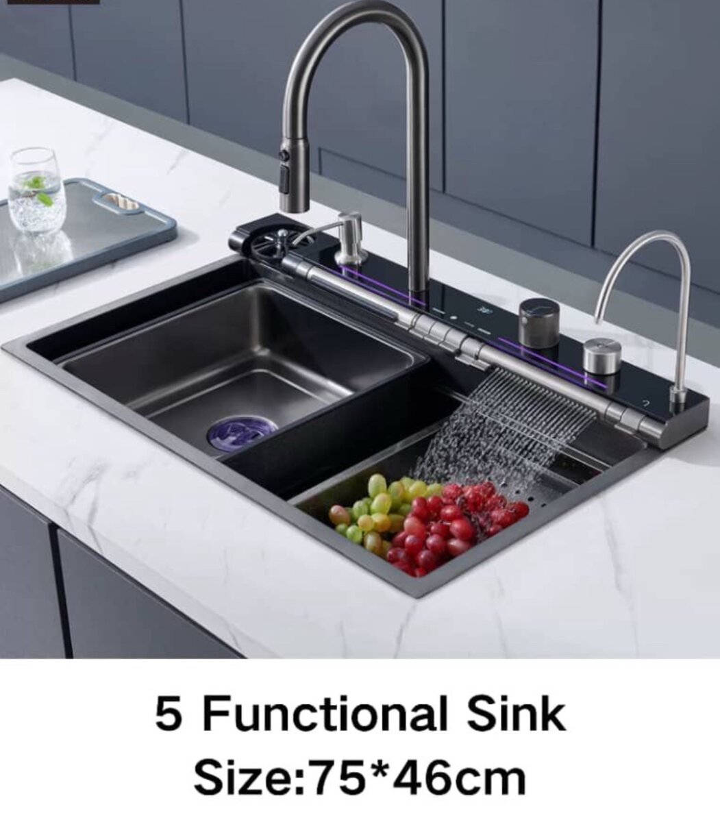 Évier multifonctionnel 75x46cm