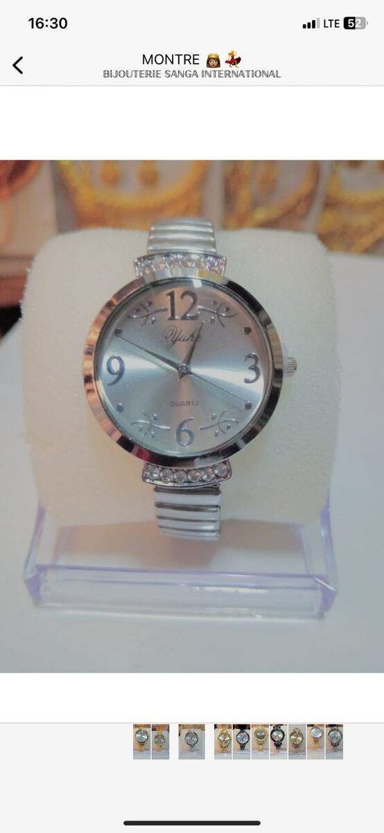 Montre Femme Élégante Strass