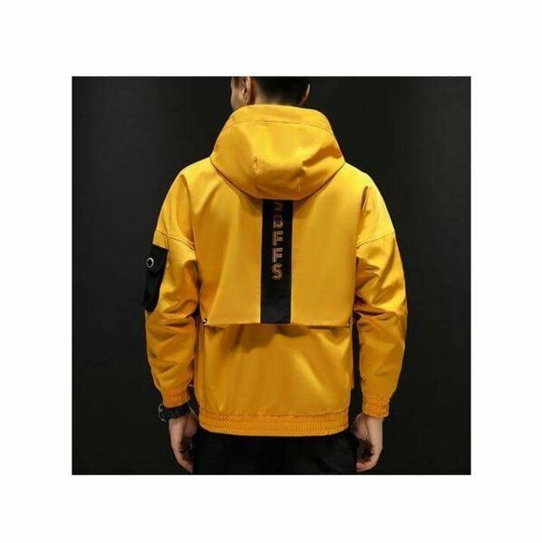 Veste Jaune à Capuche Homme