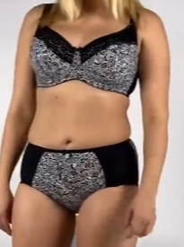 Представляем вам идеальный бюстгальтер из хлопка с широкими бретелями. 