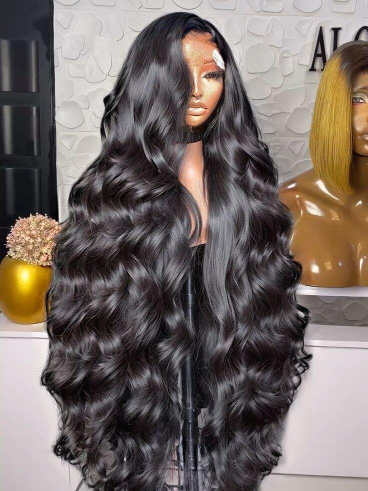 Perruque cheveux longs bouclés