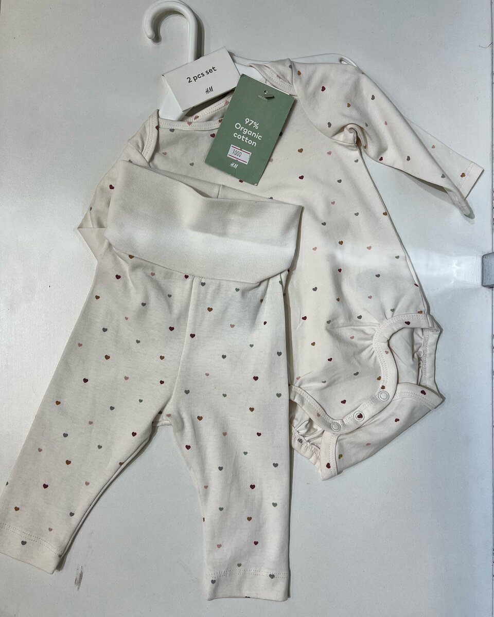 тройки для новорождённых от бренда H&M