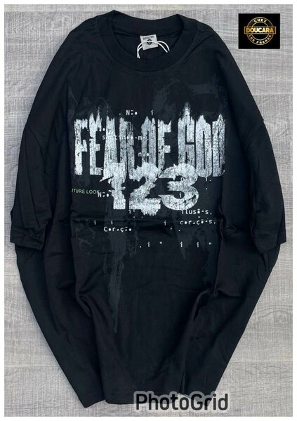 T-shirt imprimé noir tendance