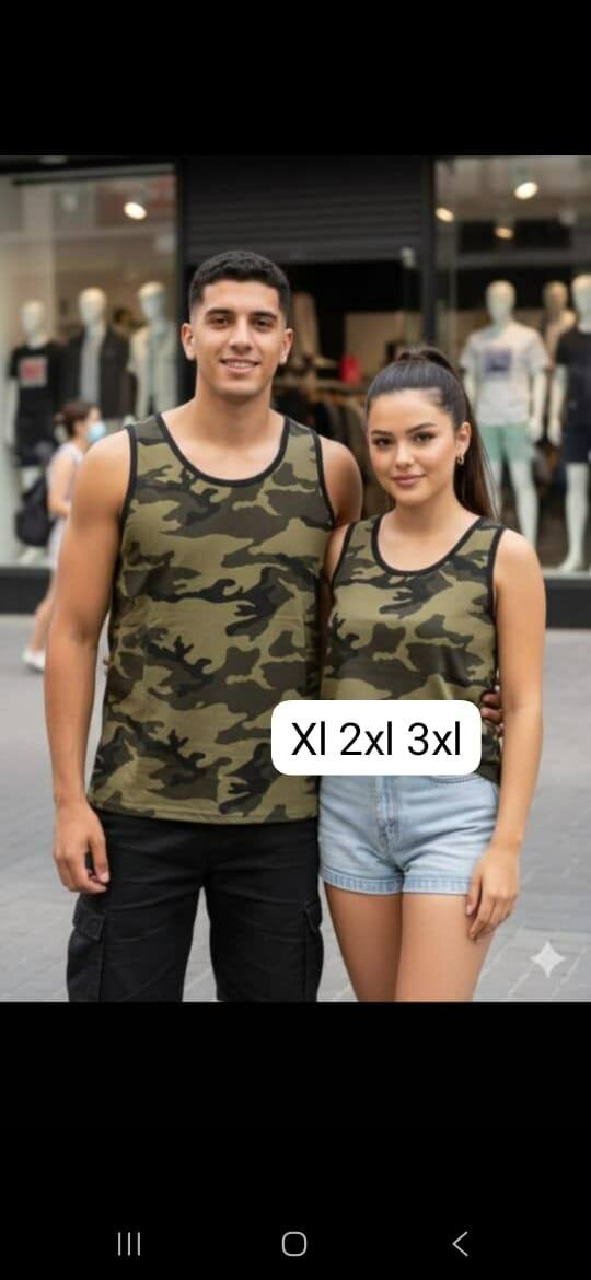 Débardeurs Camouflages Unisexes