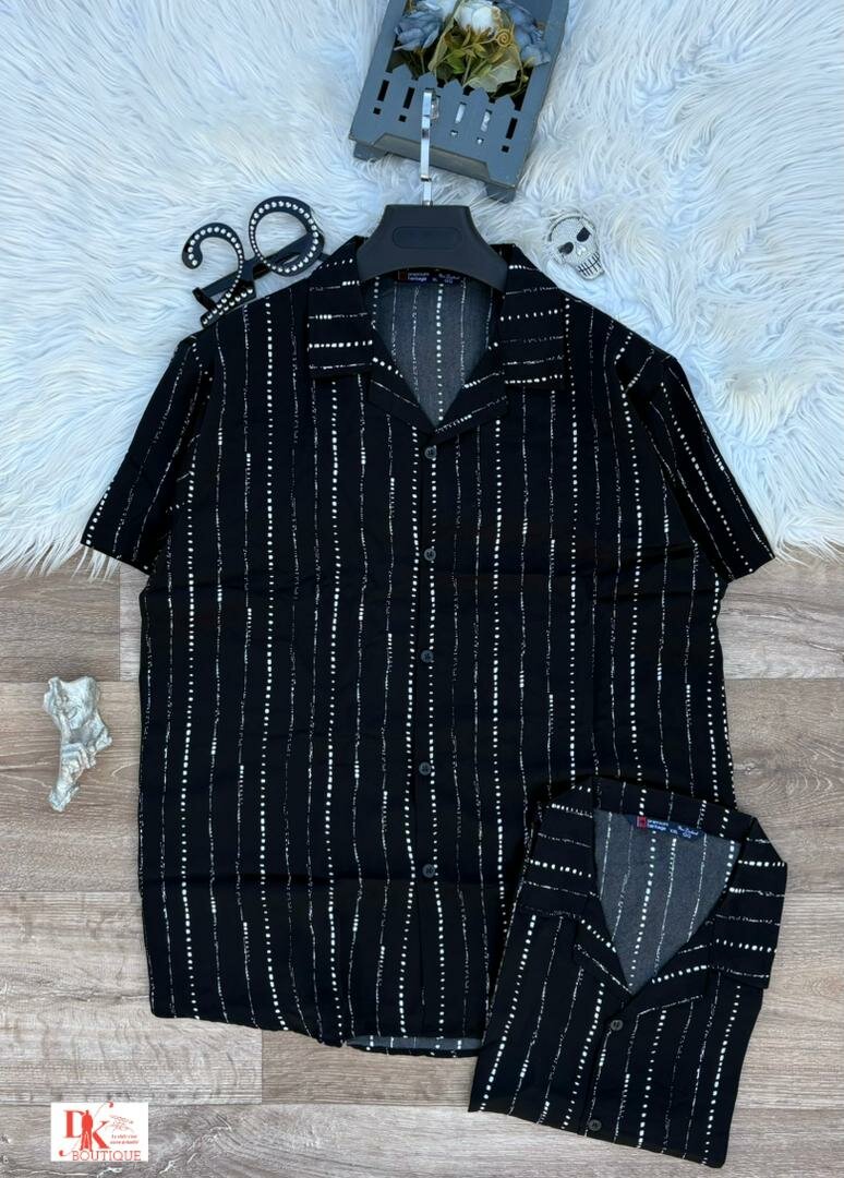 Chemisette imprimée pour homme