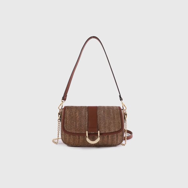 Sac bandoulière élégant en rotin