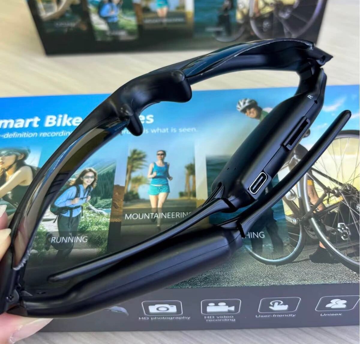 Smart Bike Glasses - Lunettes de Vélo Intelligentes