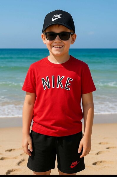 T-shirt garçon rouge Nike