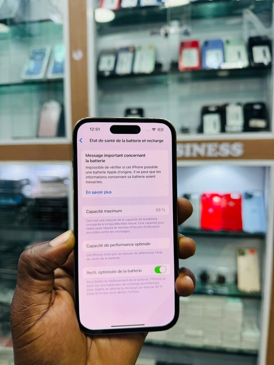 iPhone 14 pro 128Go écran chan