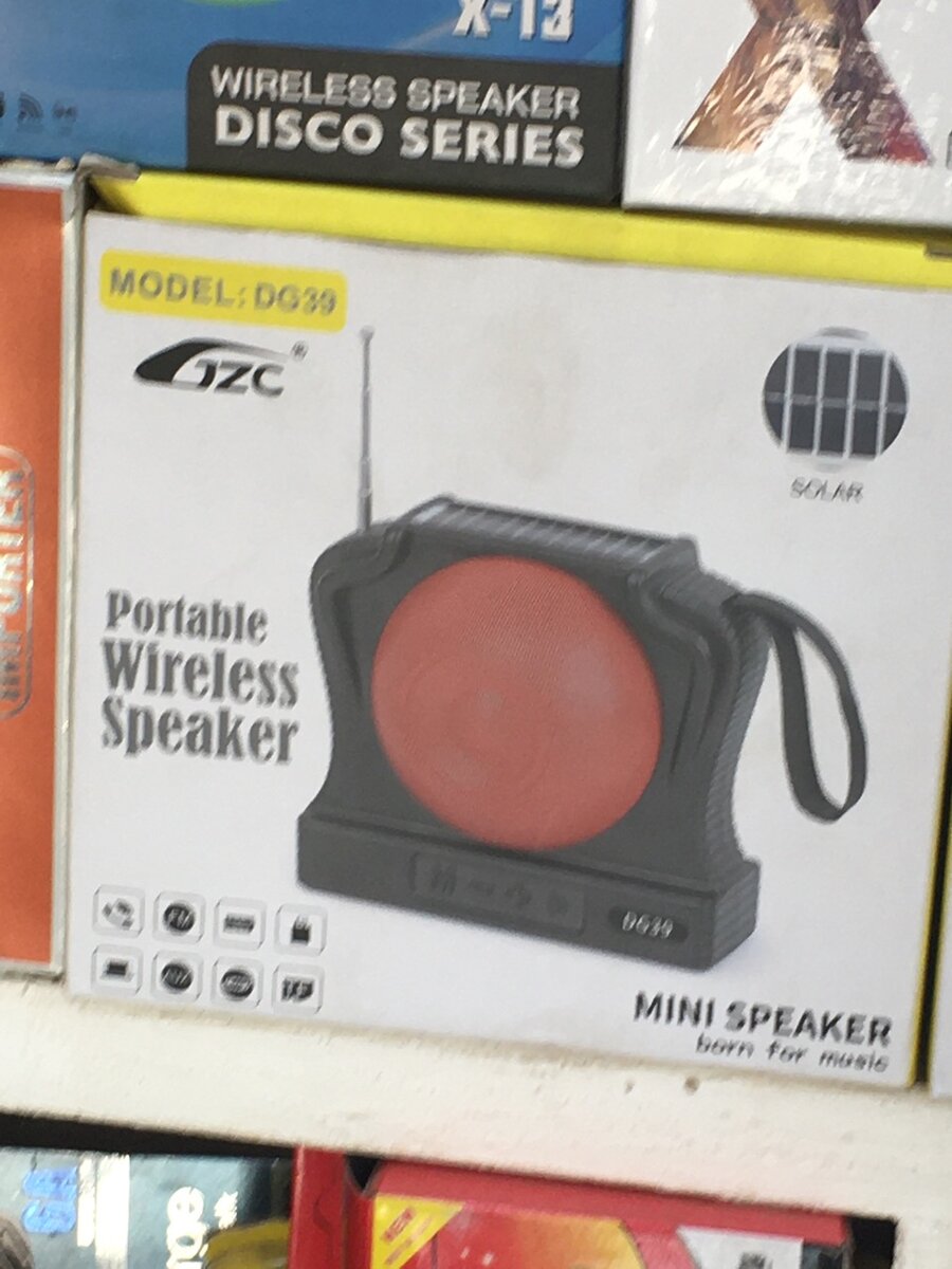 Portable wireless speaker