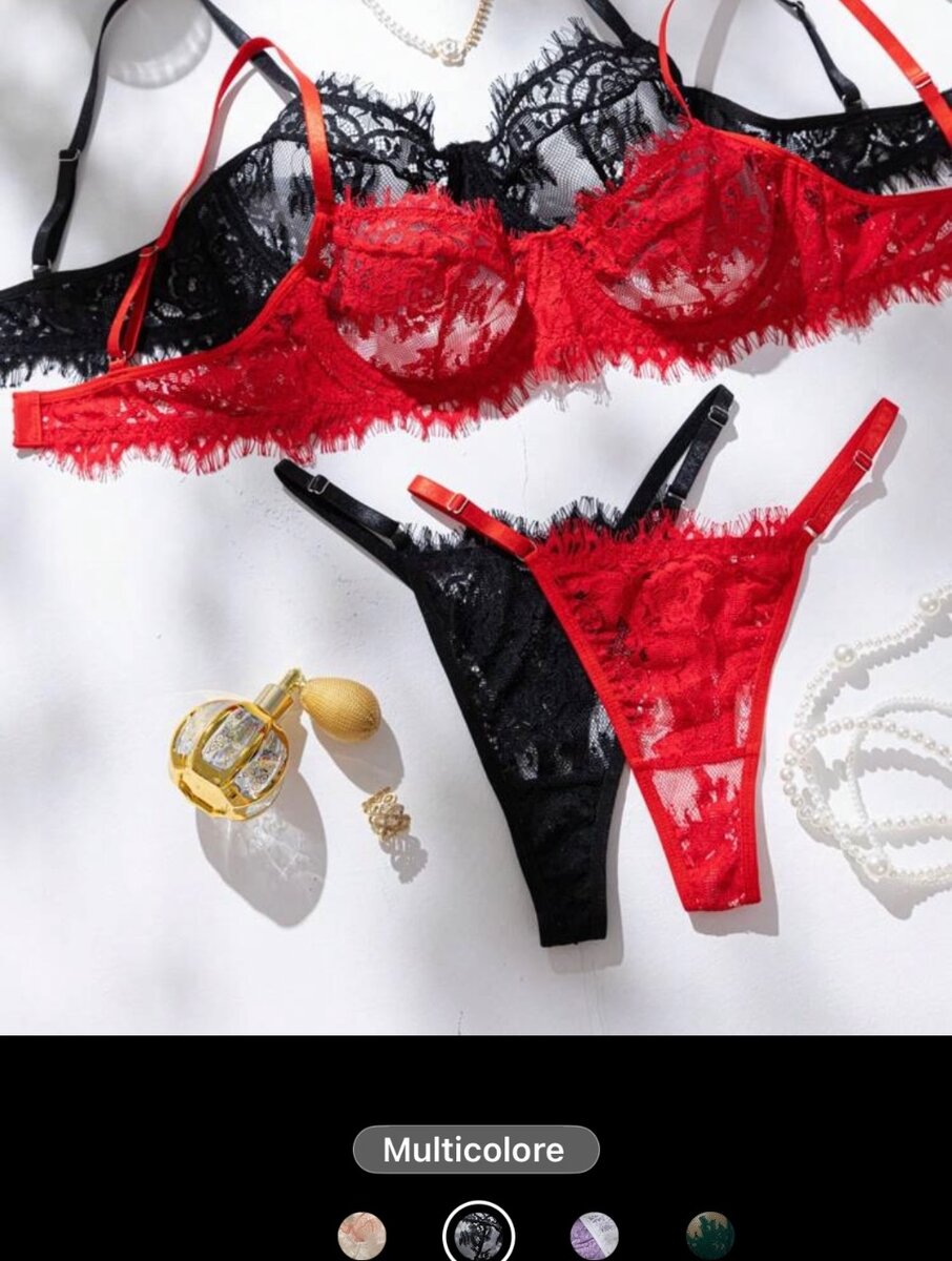 Ensemble lingerie dentelle sexy