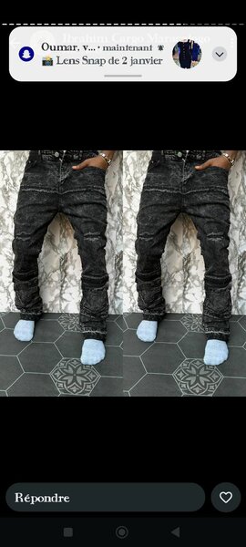 Jean skinny noir tendance