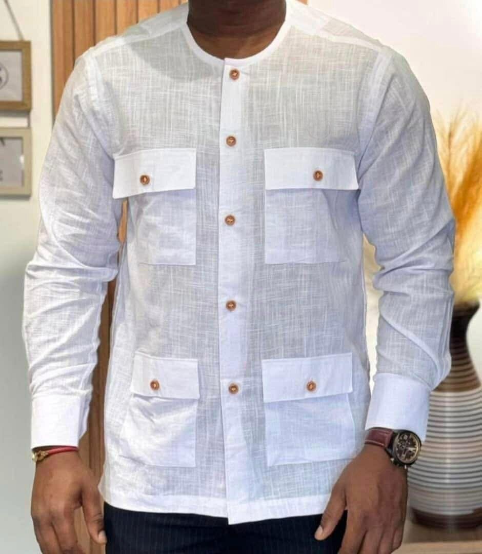 Chemise classique blanche homme