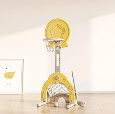 Toddler Adjustable Basketball And Goal Set