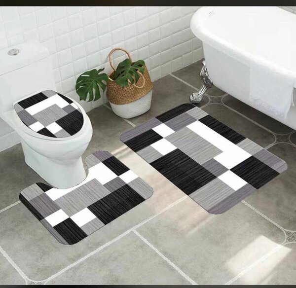 3 in 1 bathroom mat