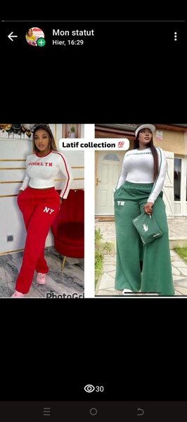 Ensemble Décontracté Femme Chic