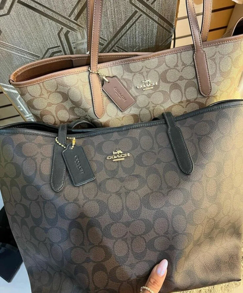 Tote Bag Chic en Cuir Coach