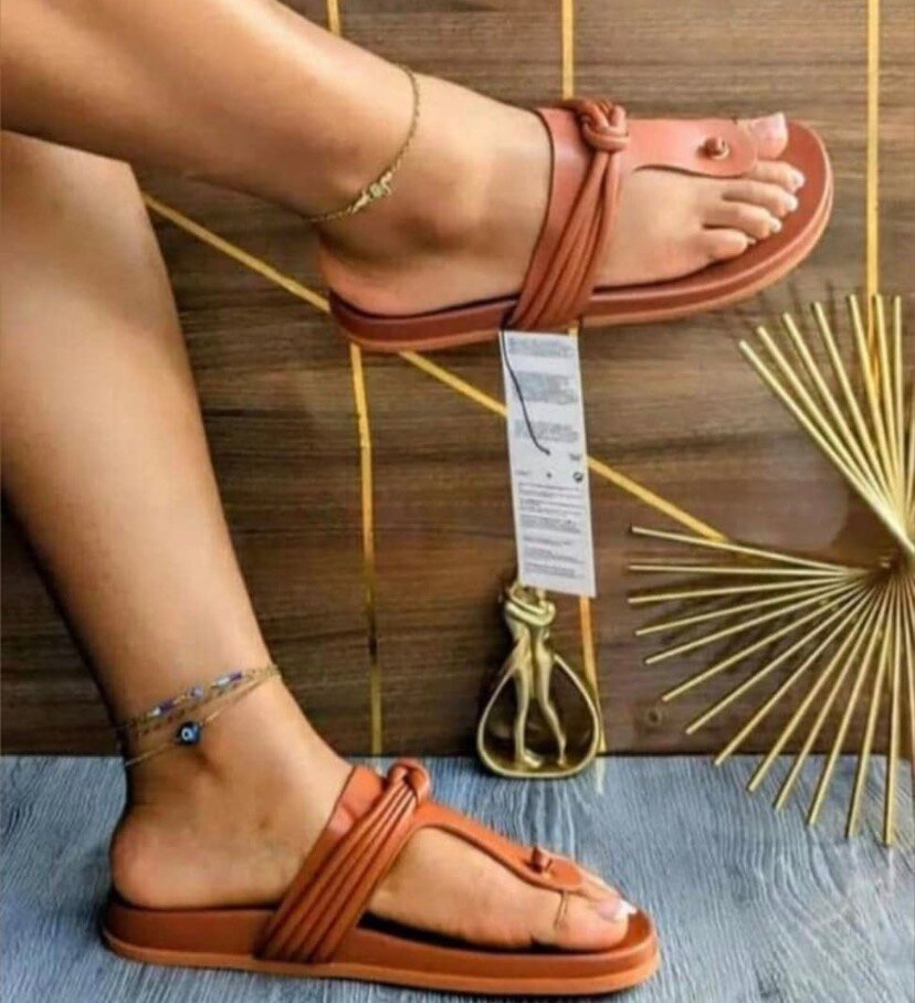 Sandales décontractées en cuir