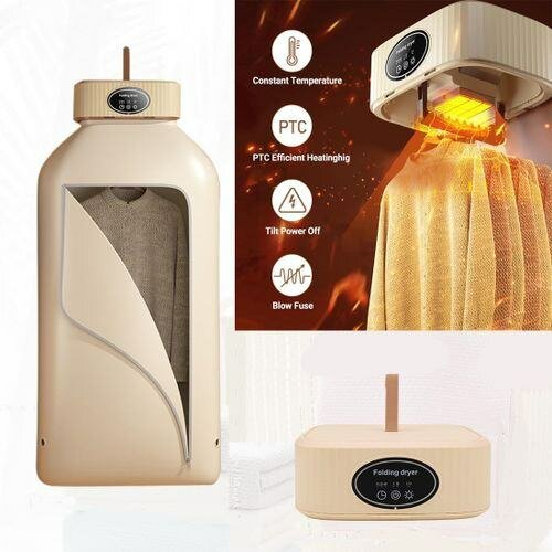 Séchoir A Linge Thermostatique Pliable