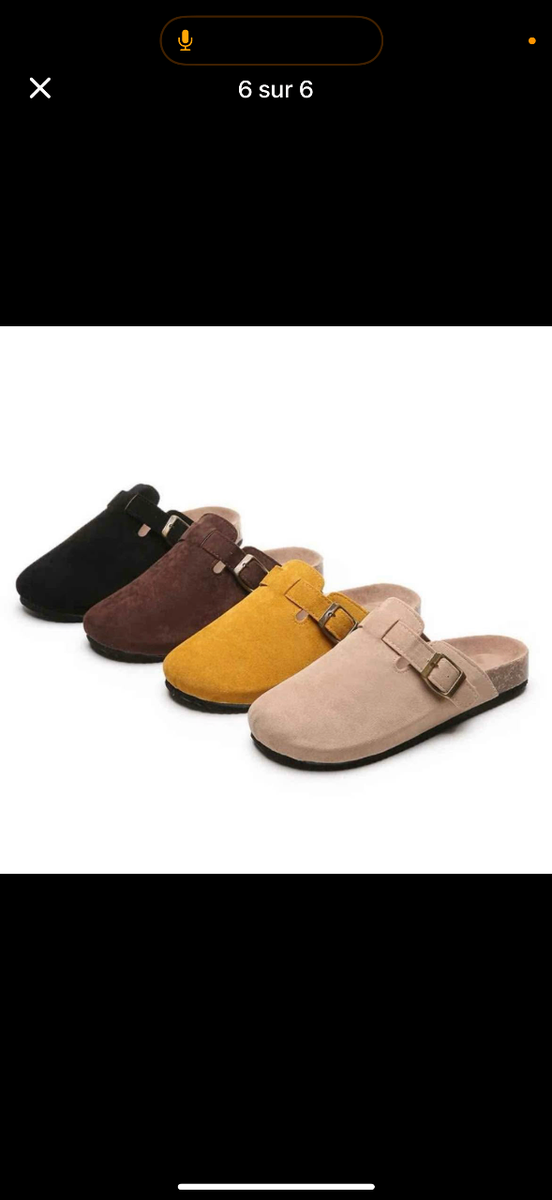 Mules en cuir pour hommes