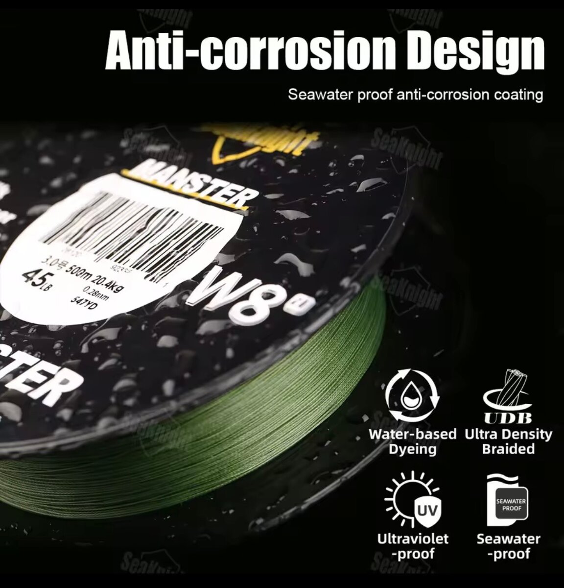 Fil de pêche Tresse0.32mm 500m