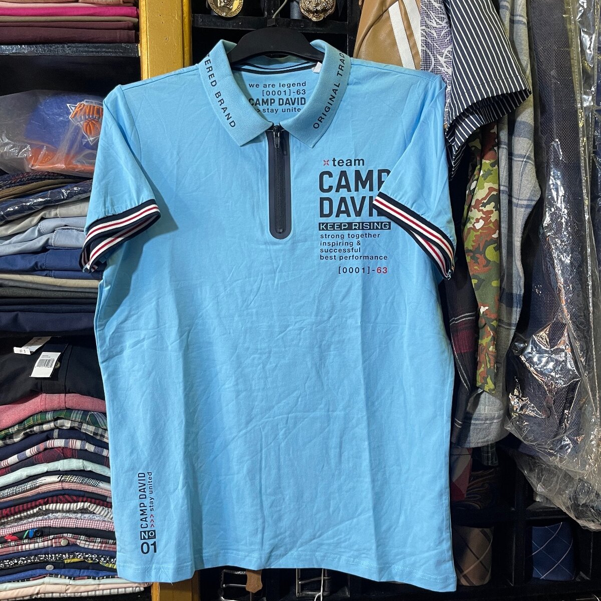 Camp David Latest Polo Lacoste instock