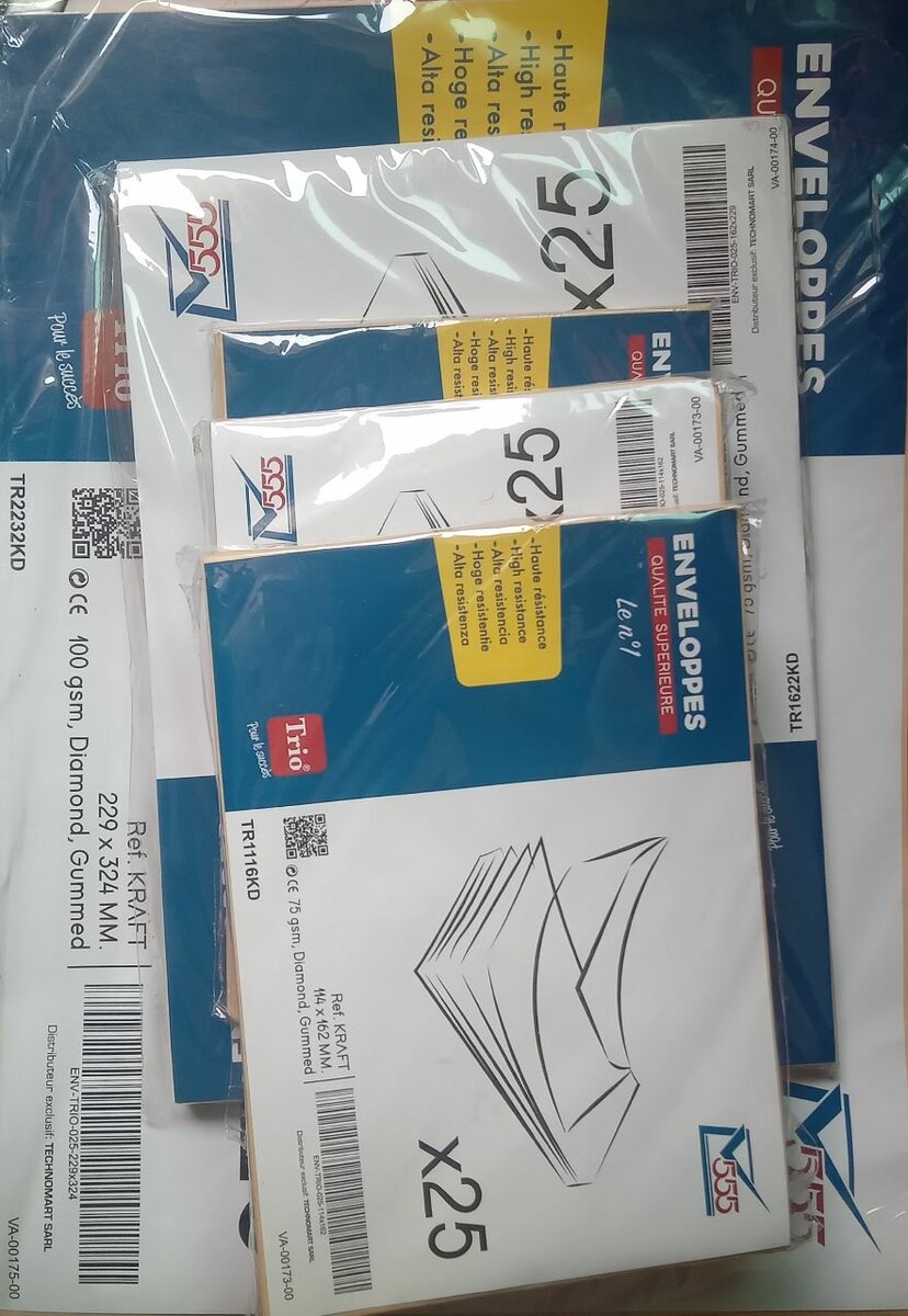 Enveloppes kraft 229x324mm