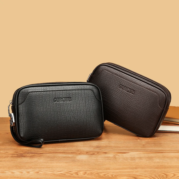 Pochette en cuir élégante