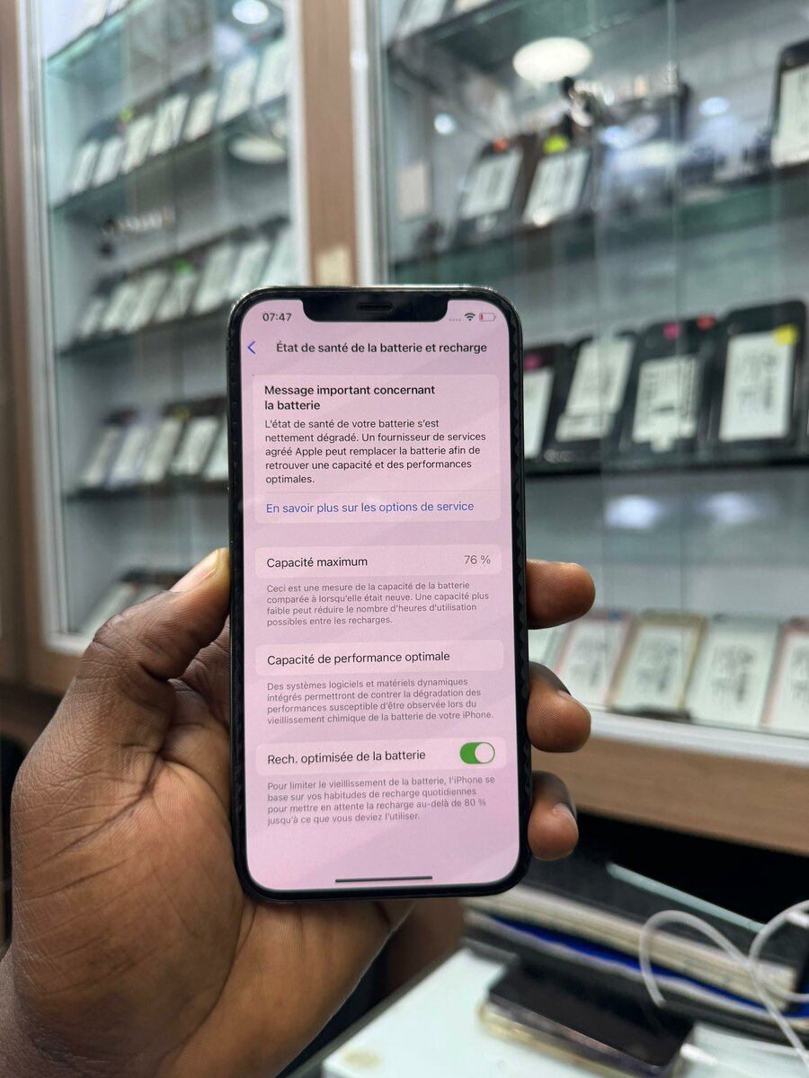 12 pro 128Go Casi retour tout