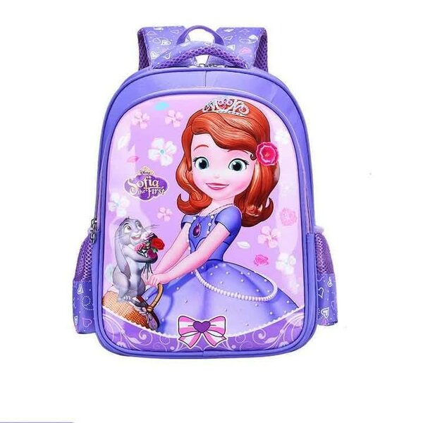 Beautiful kids school backpack with cartoon print