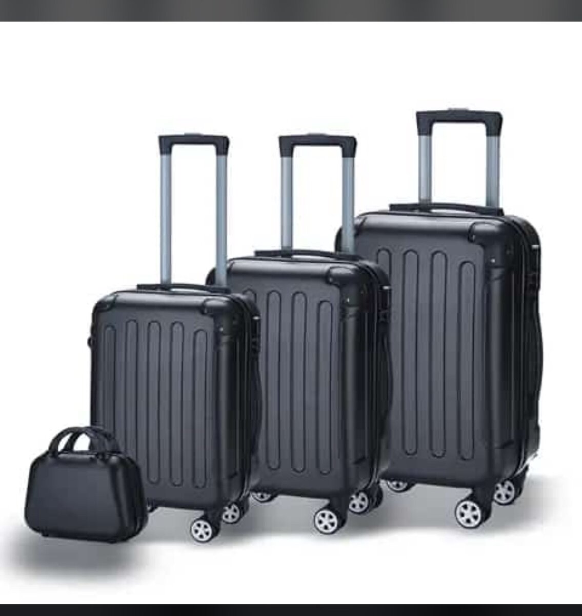 Anticrack Suitcase/Traveling Bag 4 set