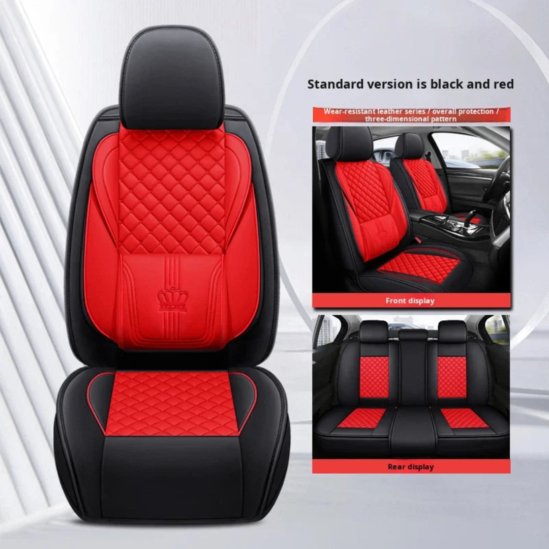 Housses de siège auto rouge et noir