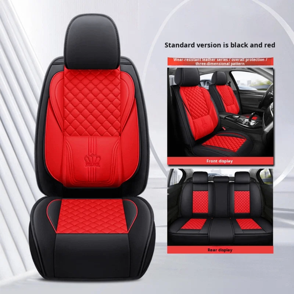 Housses de siège auto rouge et noir