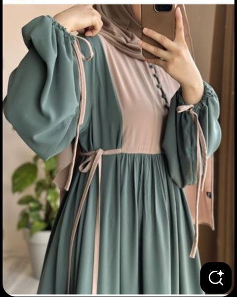 Robe longue élégante hijab