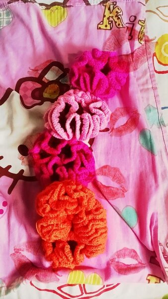 Chouchou élastique coloré