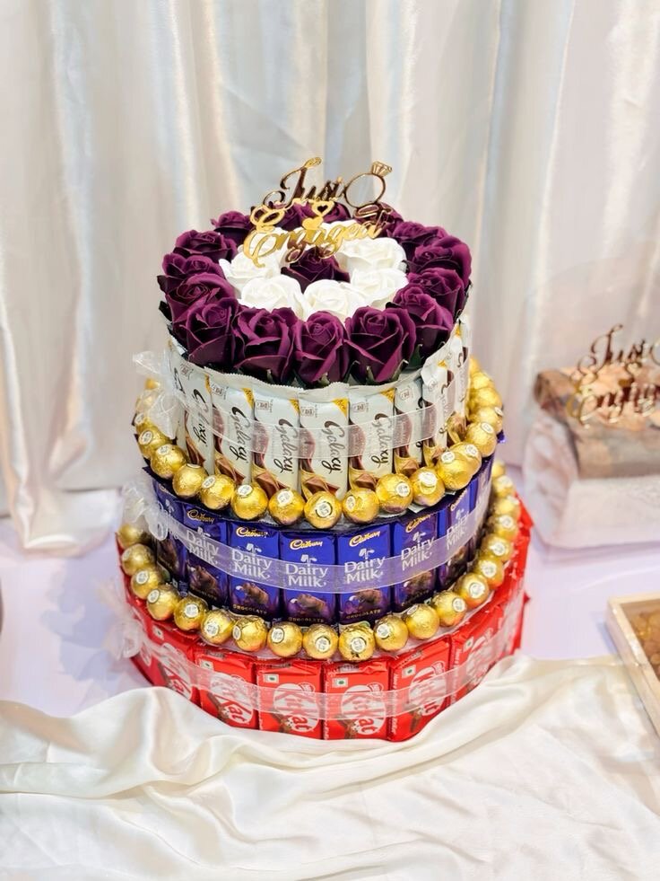 Gâteau de chocolat décoratif