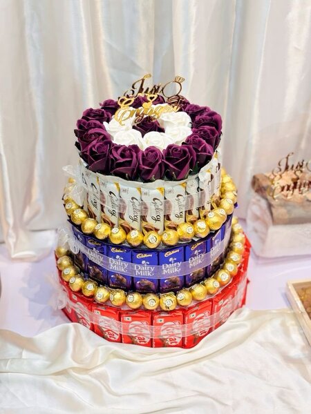 Gâteau de chocolat décoratif