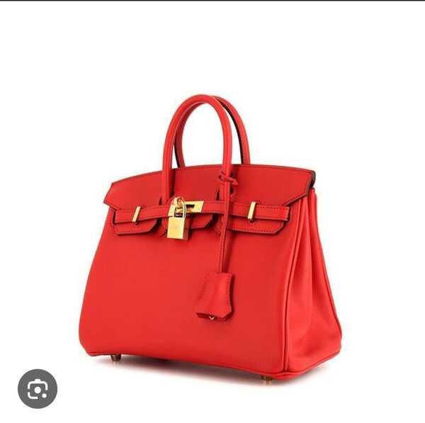 Sac à main cuir rouge élégant