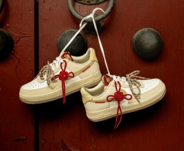 Baskets tendance beige