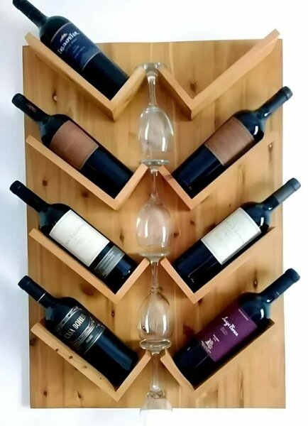 Étagère murale à vin design