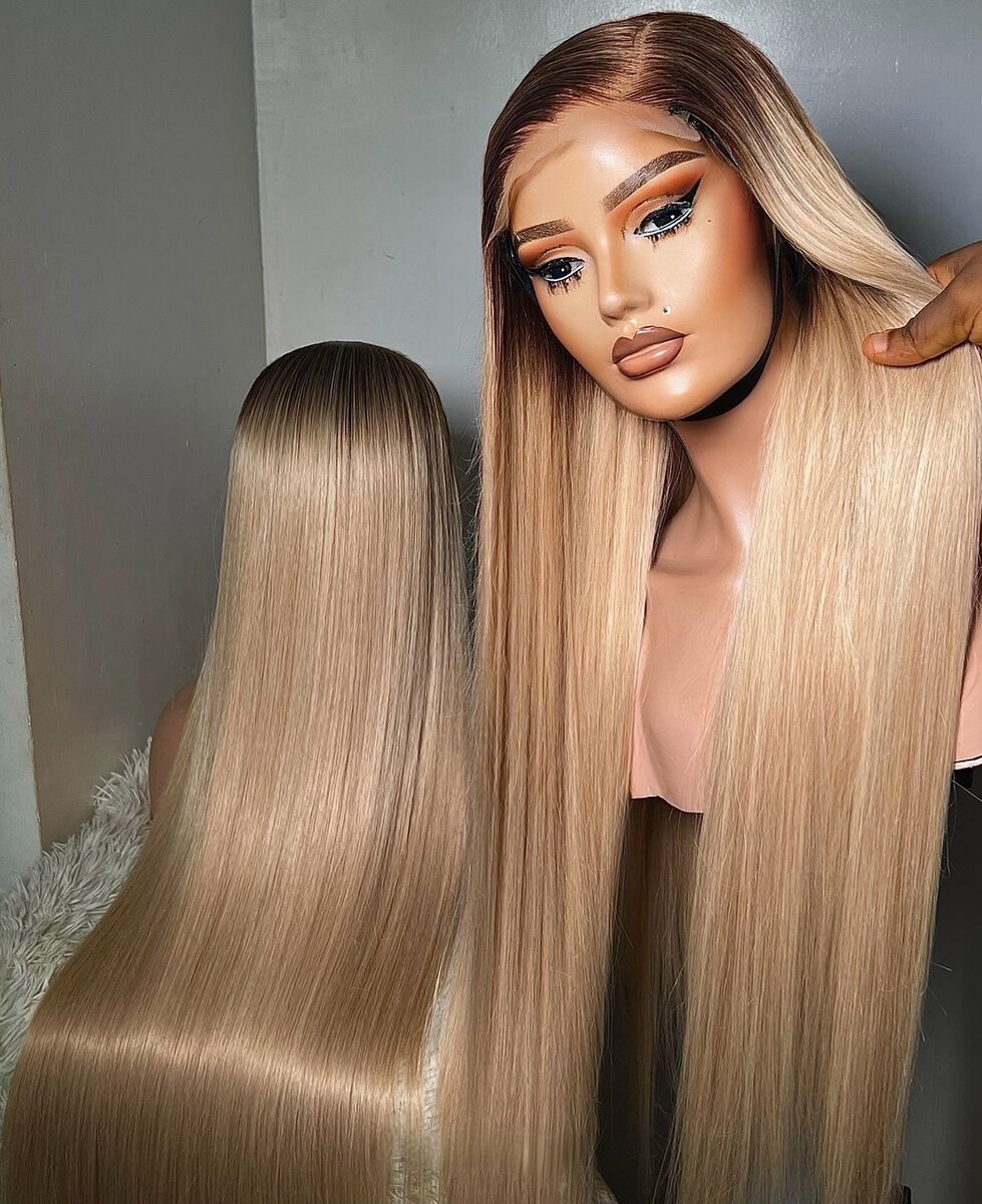 Perruque Blonde Lisse