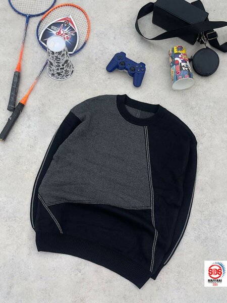 Sweat-shirt bicolore chic